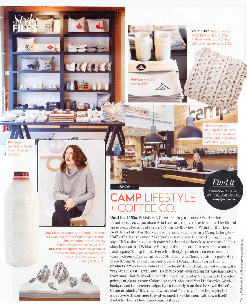 Canadian House & Home: Camp Lifestyle + Coffee Co